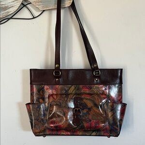 Patricia Nash Multicolor Floral Shoulder Bag